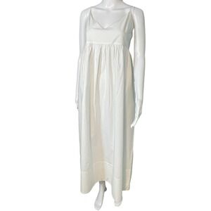 Jenni Kayne Cove White Cotton Maxi Coastal Cowgirl Beach Wedding Guest Dress